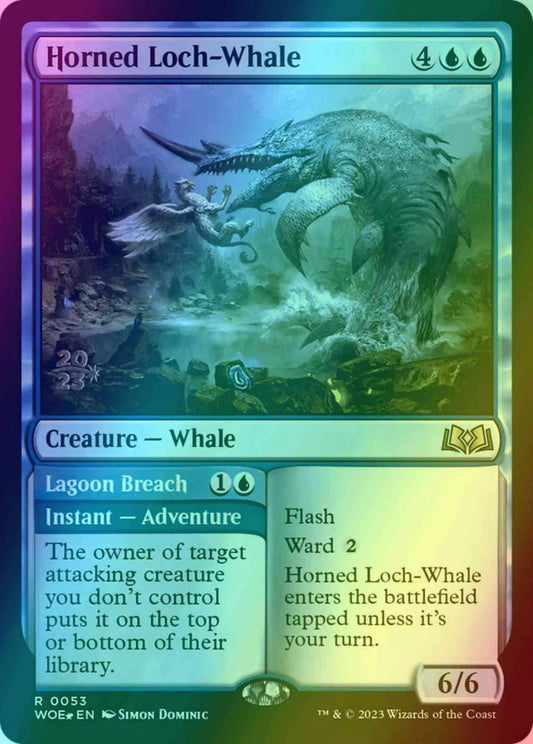 Horned Loch-Whale // Lagoon Breach (Foil Promo)
