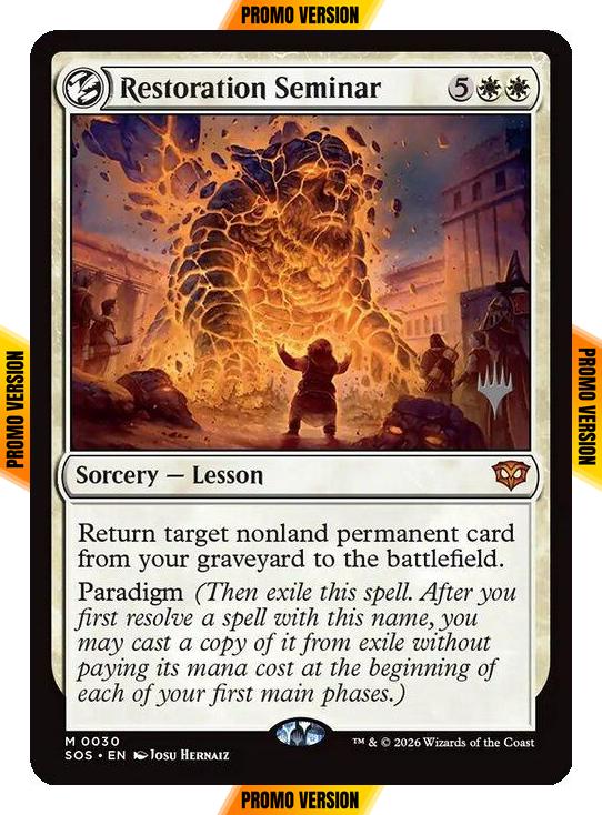 Restoration Seminar