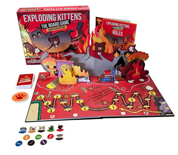 Exploding Kittens: The Board Game -Super Fan Edition
