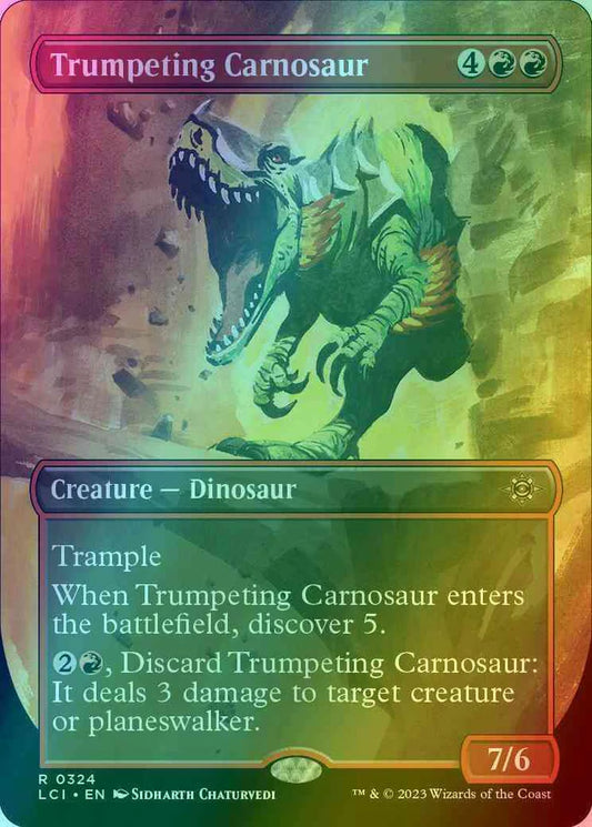 Trumpeting Carnosaur (Foil)