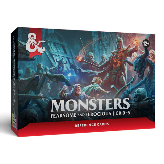 Dungeons & Dragons: Reference Cards: Monsters - Fearsome and Ferocious