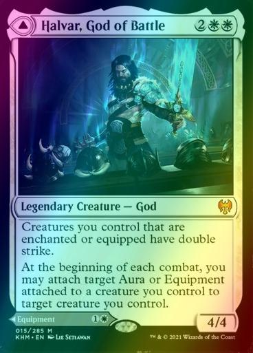 Halvar, God of Battle // Sword of the Realms