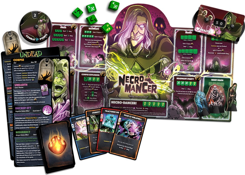 Dice Throne Hero Pack: Necromancer