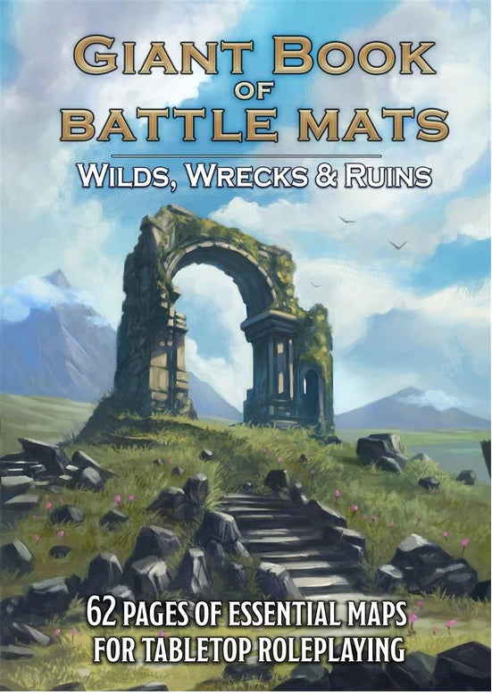 Giant Book of Battle Mats: Wilds, Wrecks, and Ruins
