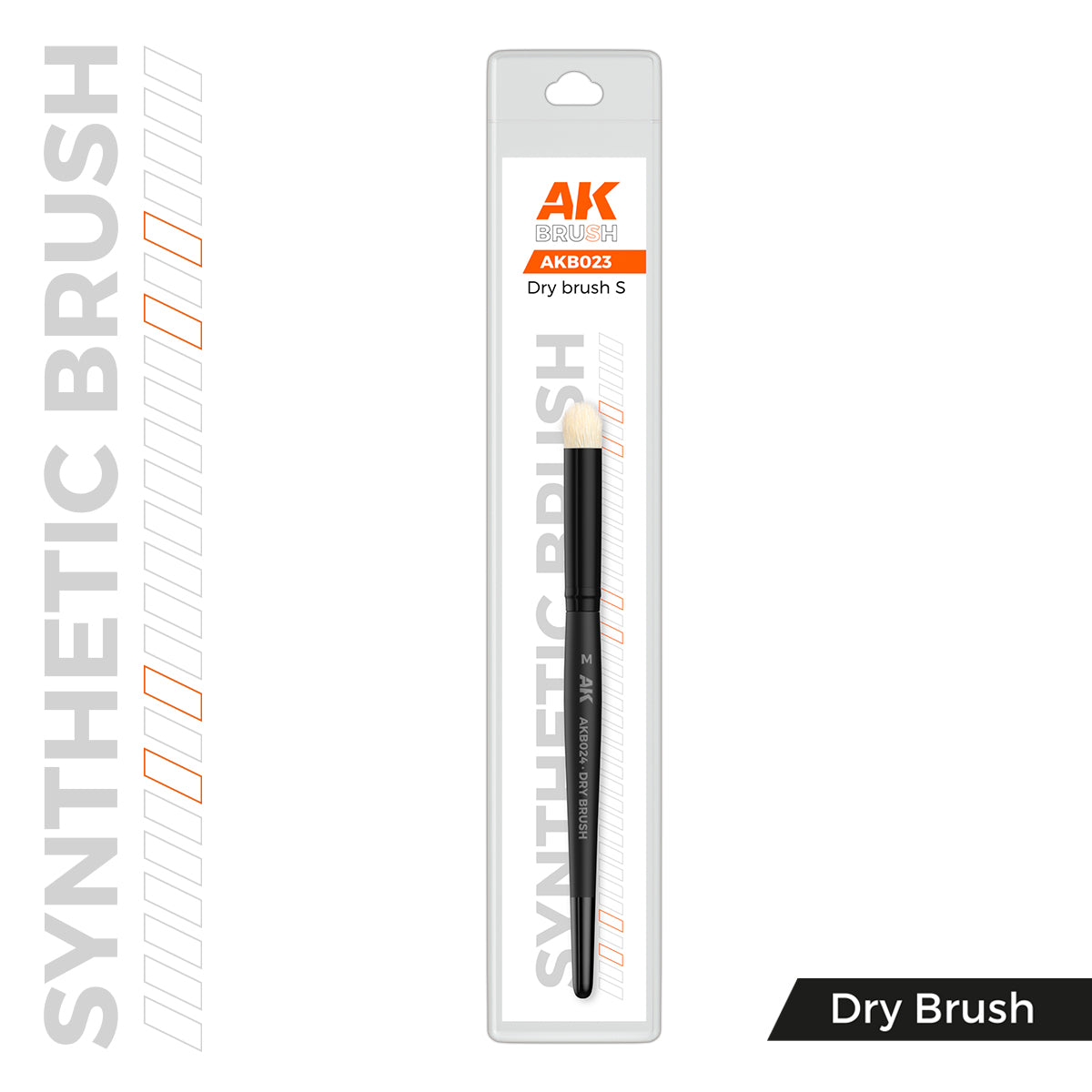 AK Interactive Synthetic Dry Brush - S
