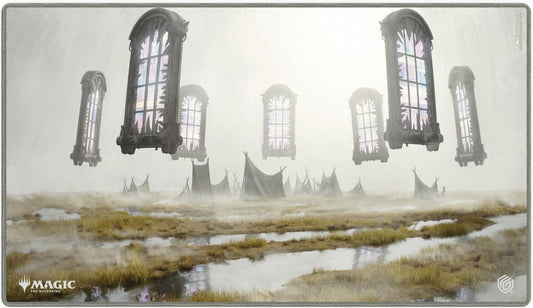 UG Playmat- MTG Duskmourn V3 (Abandoned Campground))