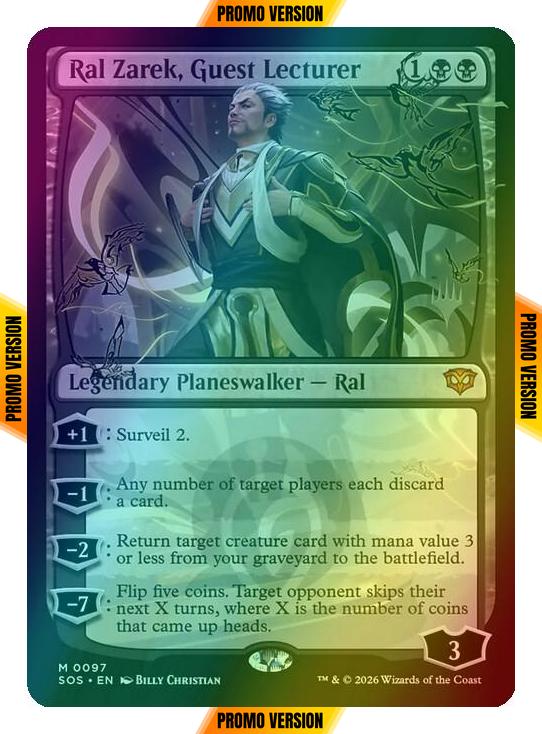 Ral Zarek, Guest Lecturer