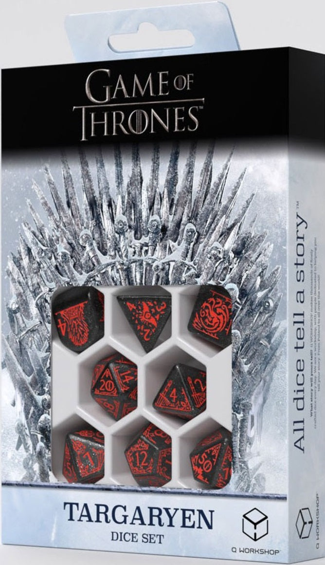 Game of Thrones - Targaryen RPG Dice Set