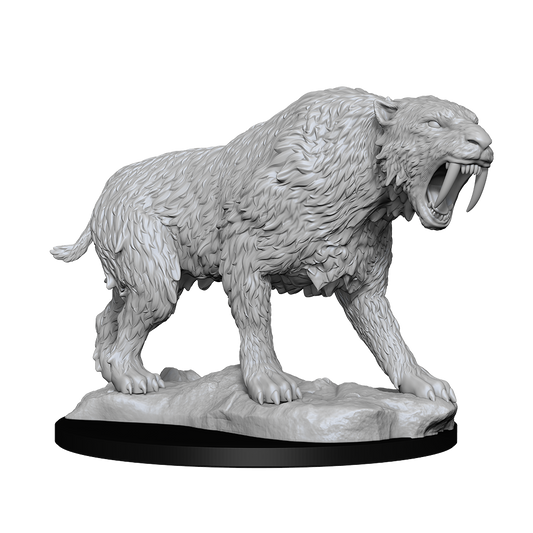 Wizkids Unpainted Miniatures Wave 14: Saber-Toothed Tiger