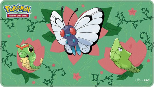 UP Playmat- Pokemon: Caterpie Evolutions Stitched