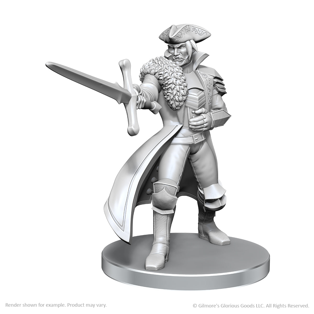CR Unpainted Minis: Wave 26: Jester Lavorre and Fjord Stone