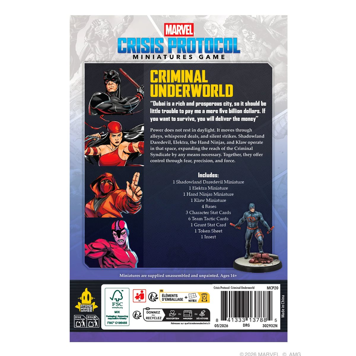 Marvel: Crisis Protocol – Criminal Underworld Character Pack