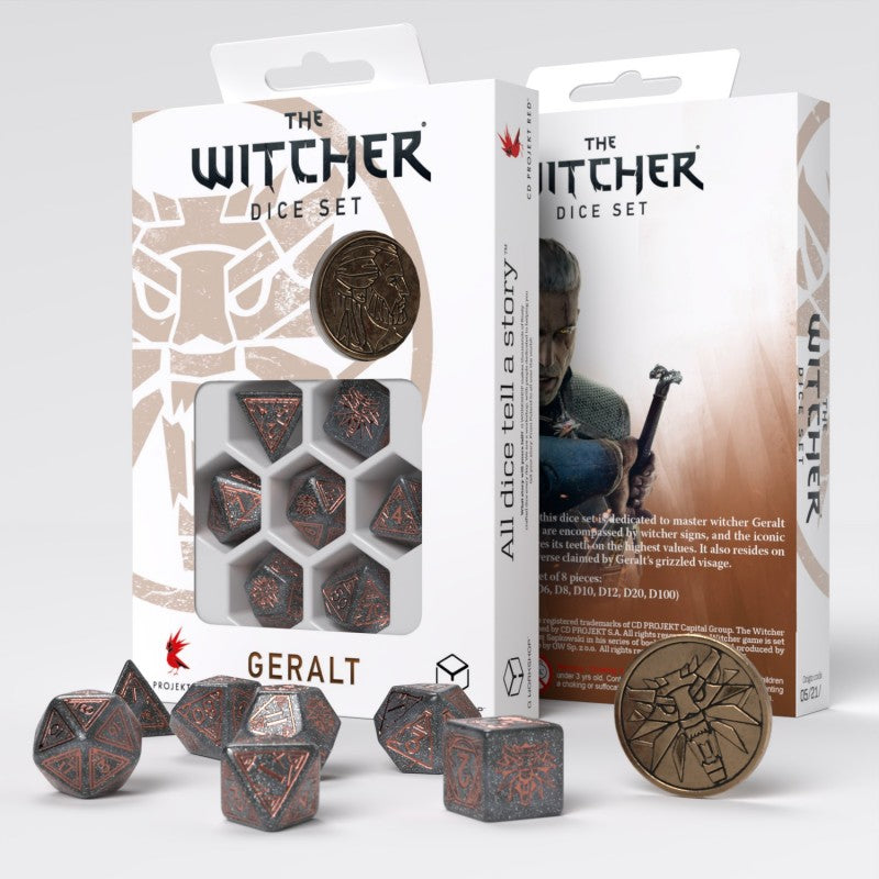 Witcher Dice Set - Geralt Price of Neutrality