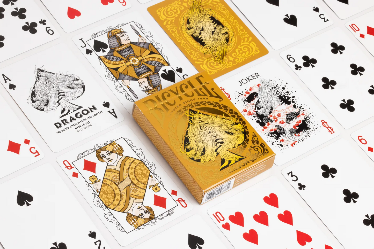 Bicycle Cards- Gold Dragon