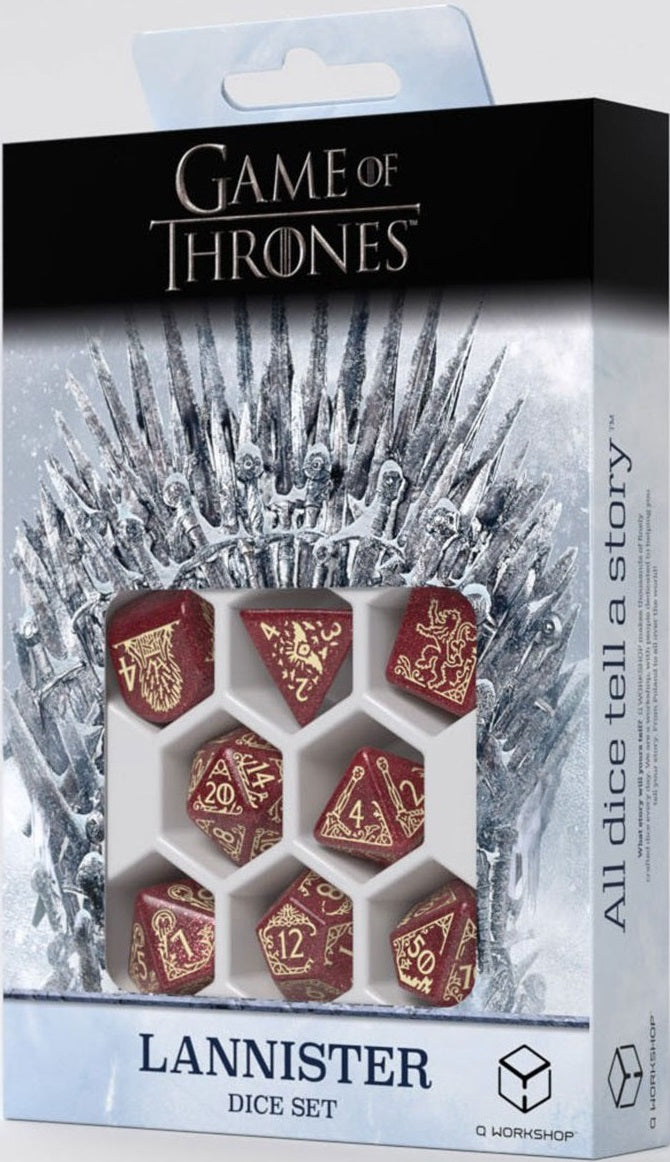 Game of Thrones - Lannister RPG Dice Set