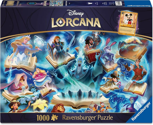Disney Lorcana Glimmers of the Realm: Sapphire- 1000pc Puzzle
