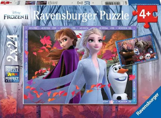Frozen 2: Frosty Adventures- 2x24 pc puzzles