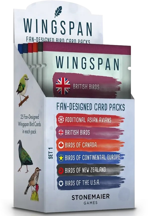 Wingspan Fan Designed Pack Set 1 (Full Box)