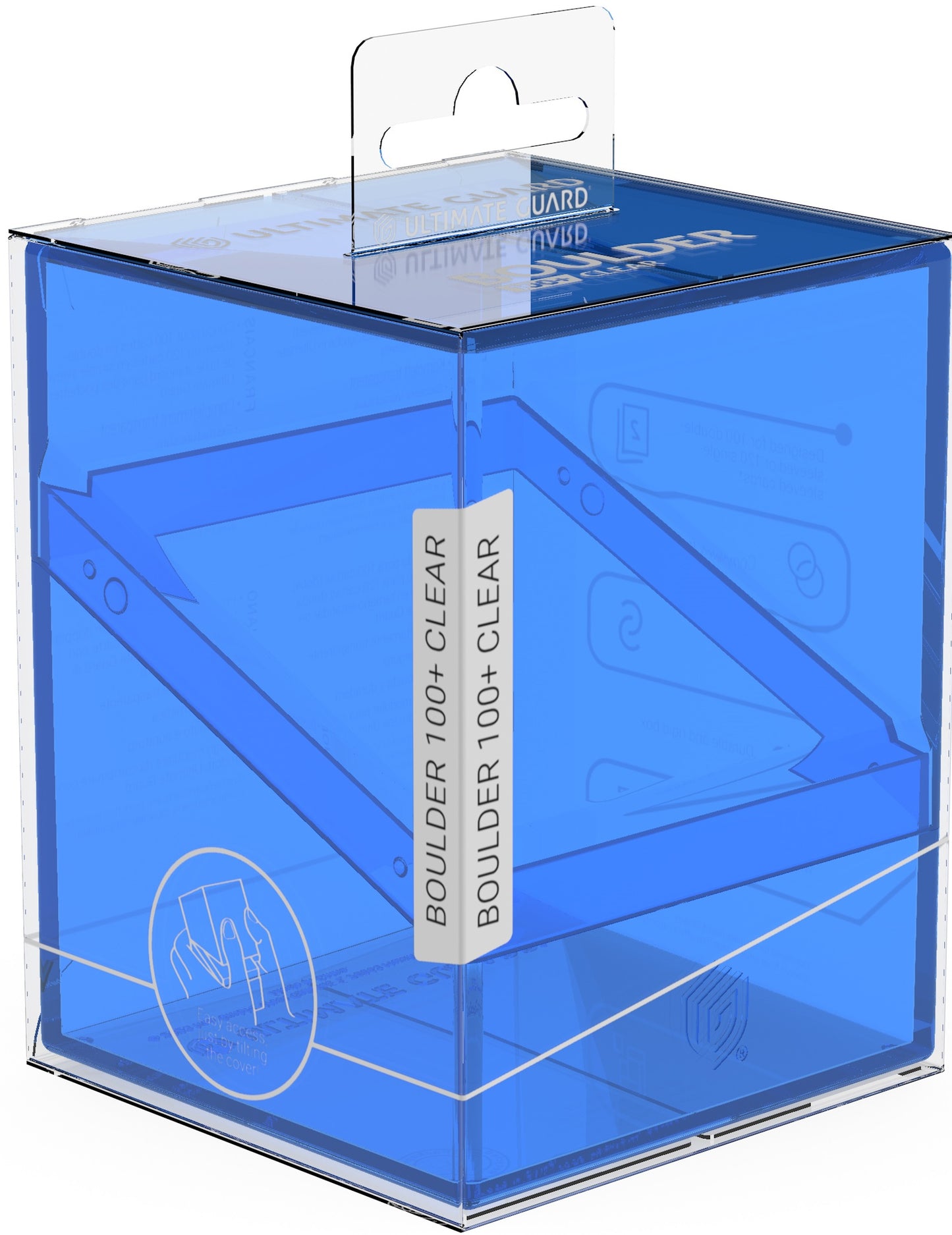 UG Deck Case: Boulder 100+ (Clear Sapphire)