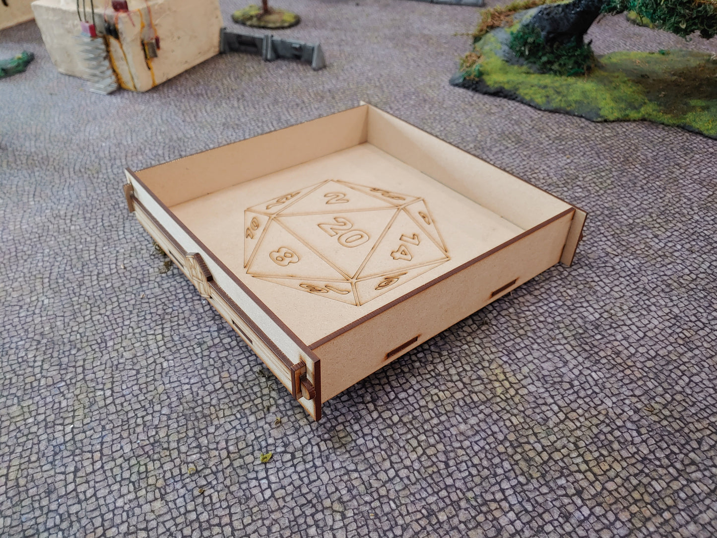 Dice Tray- MDF- The Natural 20