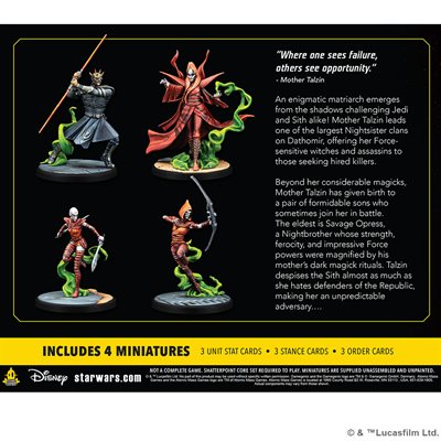 Star Wars Shatterpoint: Witches of Dathomir: Mother Talzin Squad Pack