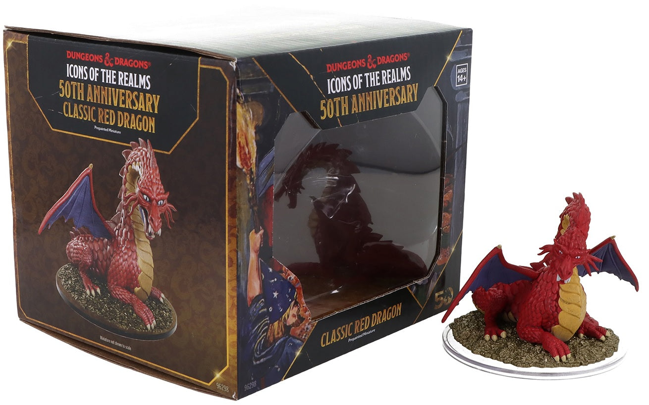 D&D Minis: Icons of the Realms: 50th Anniversary Classic Red Dragon