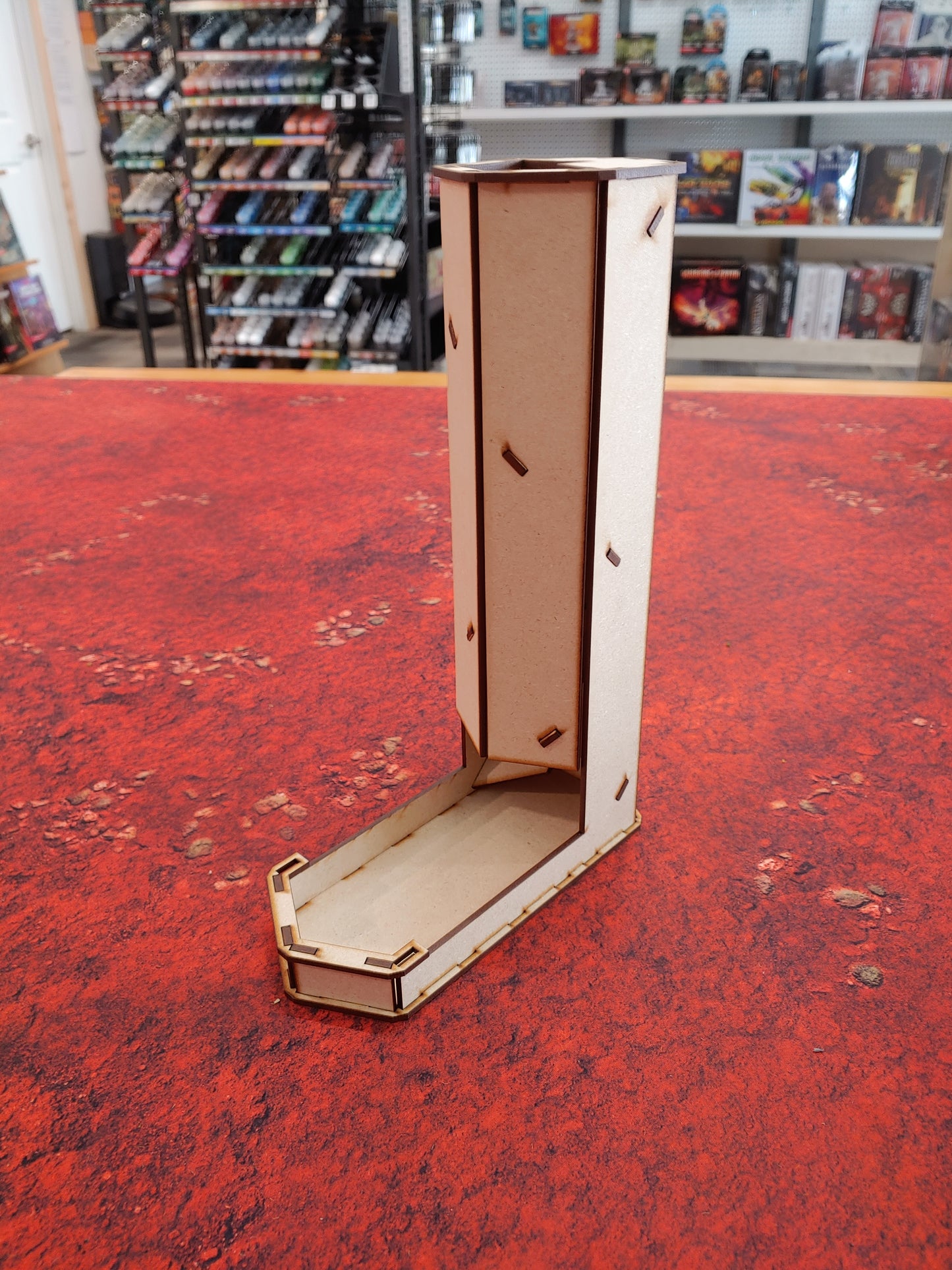 Dice Tower- MDF- The Hex Tower (blank)