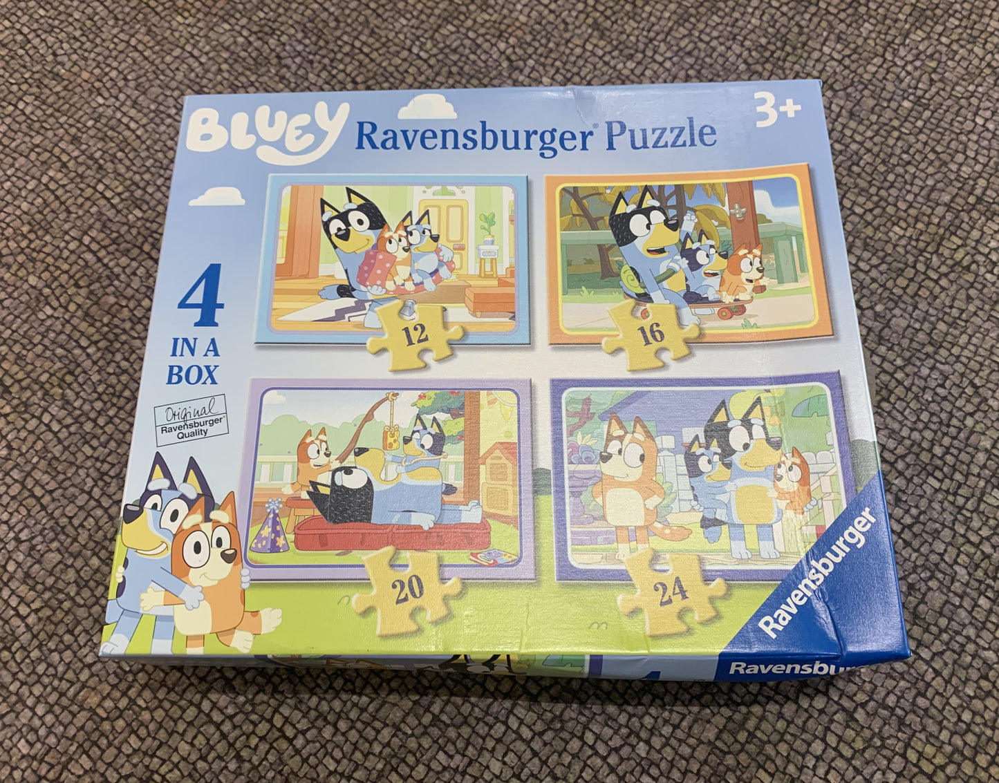 Ravensburger Bluey 4 In a Box (Damaged box)