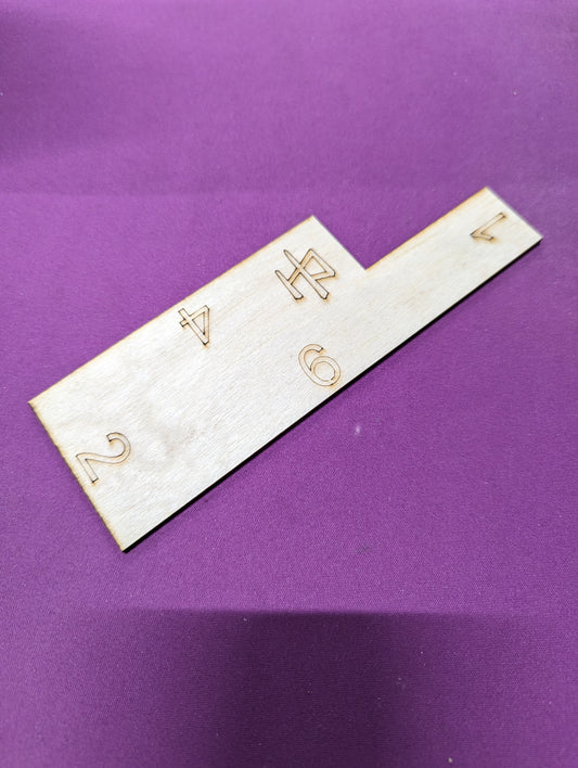 Laser Cut Widget- 1/2/4/6"