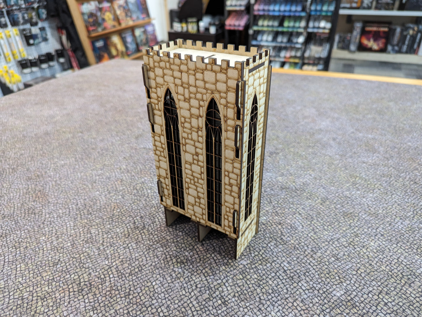 Carcassonne Deluxe Laser cut Tile Tower