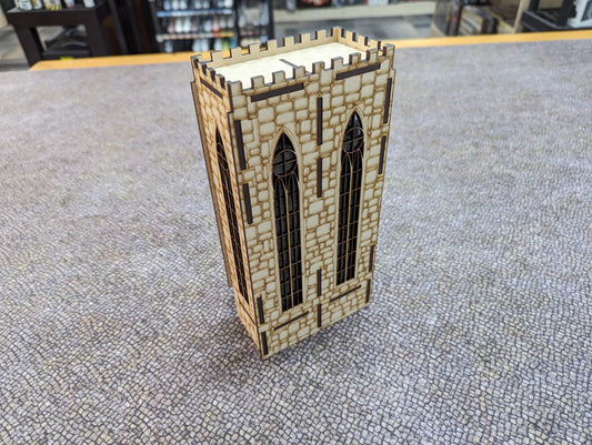 Carcassonne Deluxe Laser cut Tile Tower