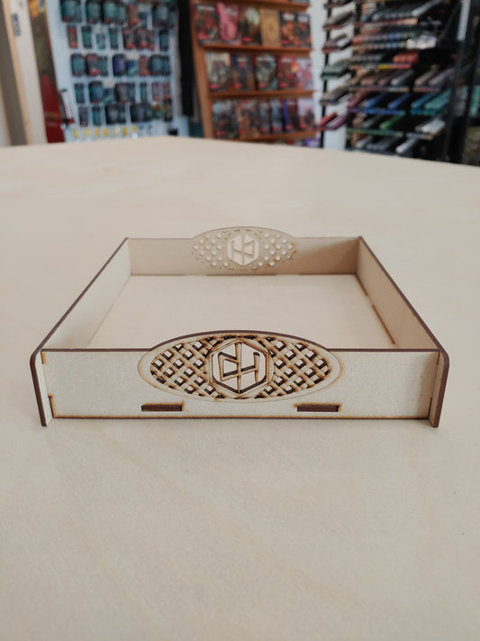 Dice Tray- MDF- Raised Lattice