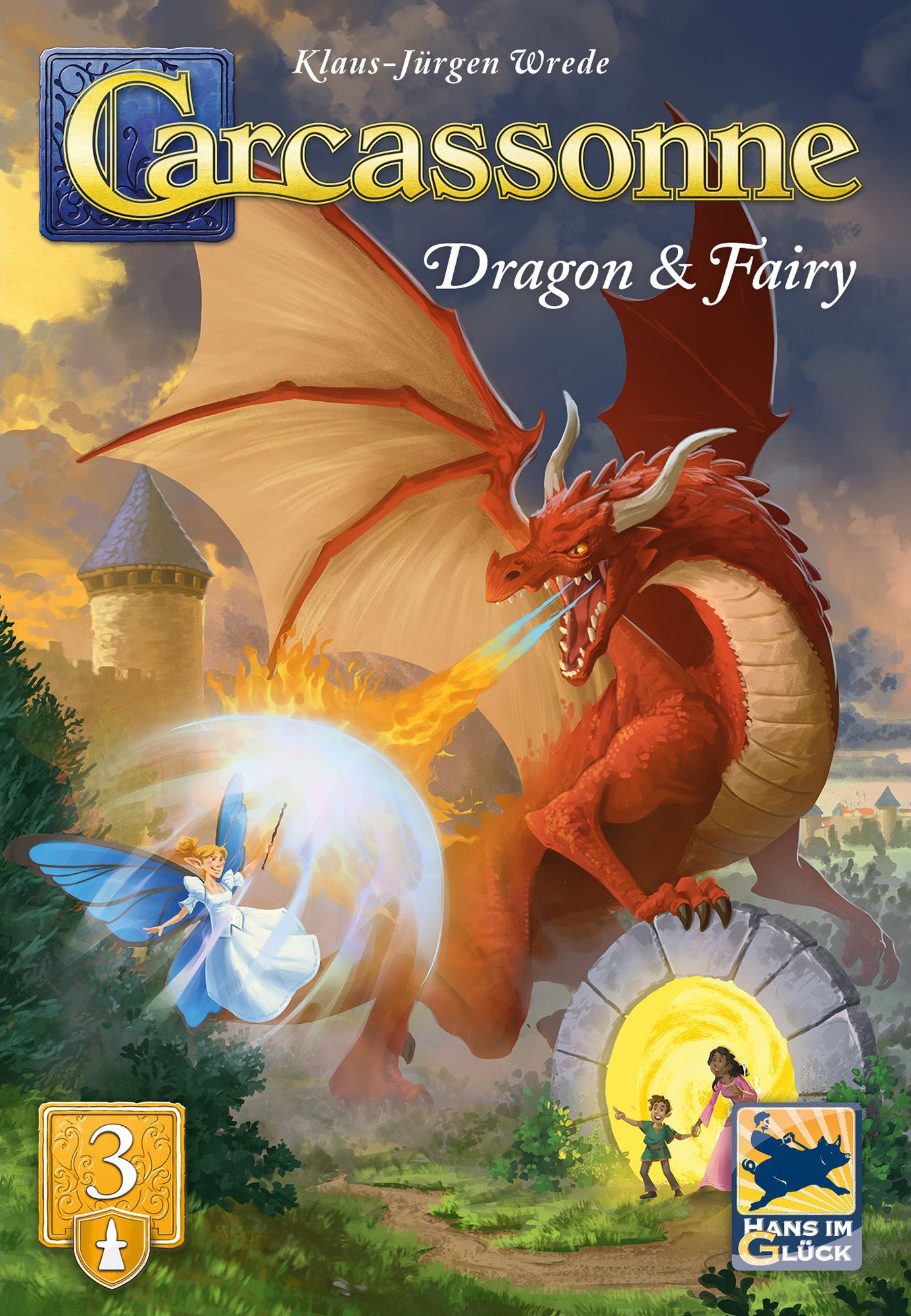Carcassonne- Dragon & Fairy Expansion 3 (Refresh)