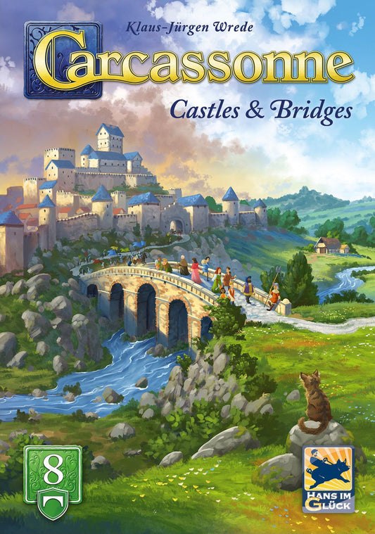 Carcassonne- Castles & Bridges Expansion 8 (Refresh)