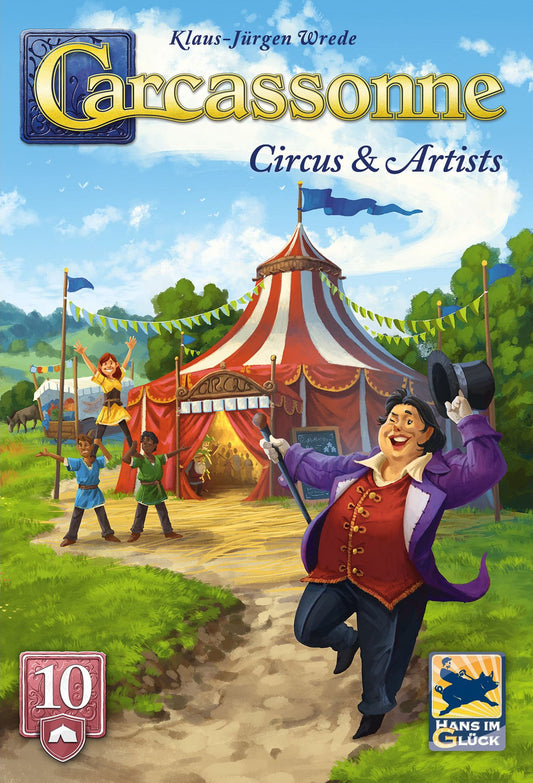 Carcassonne- Circus & Artists Expansion 10 (Refresh)