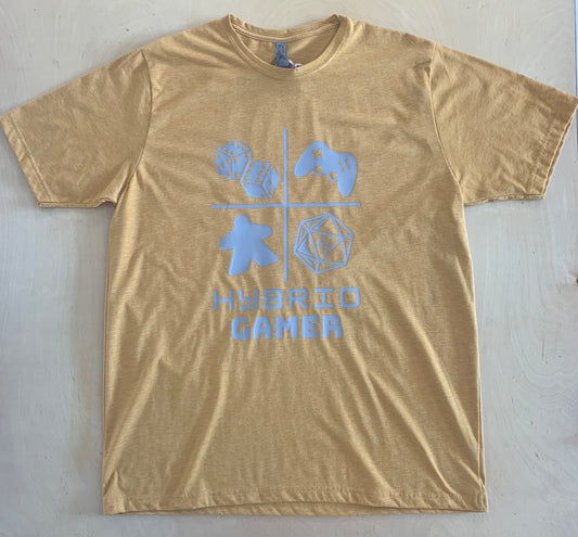 Dice Hollow - Hybrid Gamer T-shirt- Grey graphic