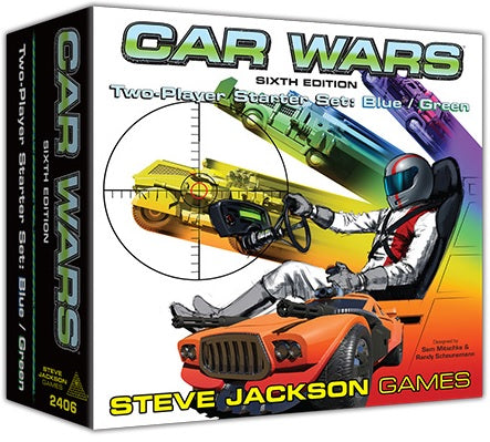 Car Wars (Sixth Edition) Two Player Starter Set: Blue/Green