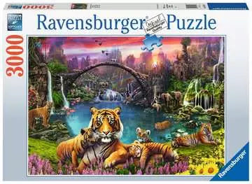 Tigers in Paradise- 3000pc puzzle