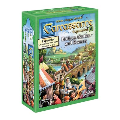 Carcassonne- Bridges, Castles, & Bazaars Expansion 8