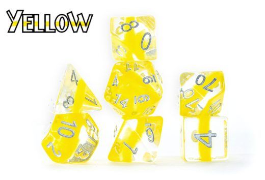 Neutron Dice: 7Pc Yellow