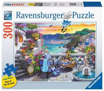 Santorini Sunset- 300pc puzzle