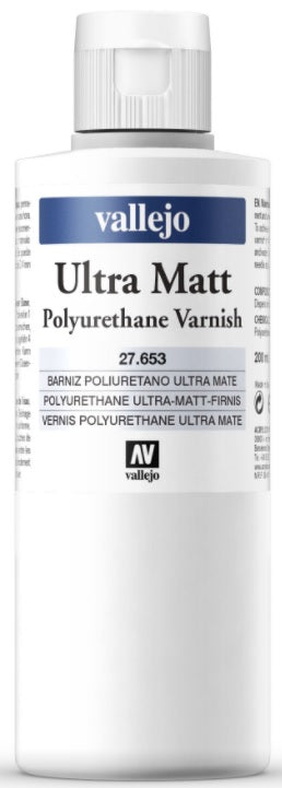 Vallejo: Ultra Matt Polyurethane Varnish (200ml)