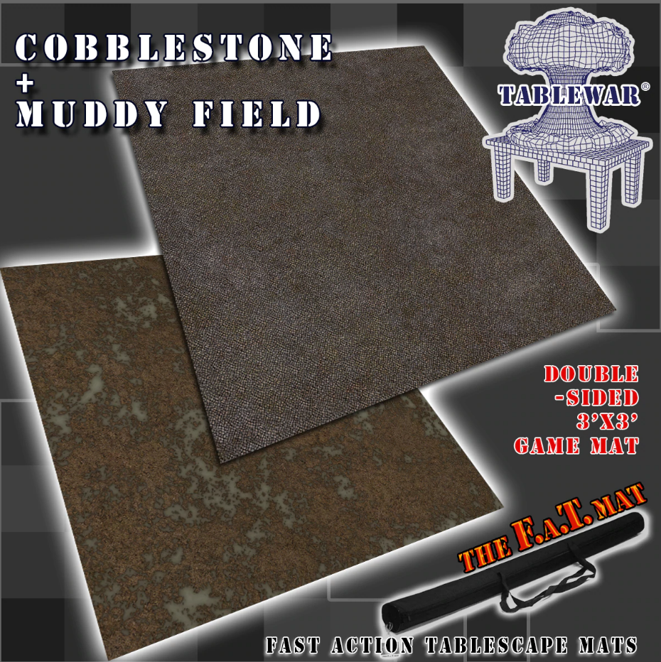 F.A.T. Mats: Core Envrnmnt Cobble/Muddy 3X3