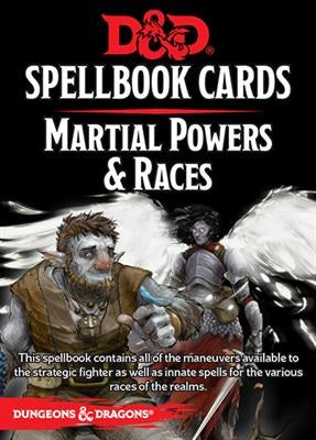 D&D Spellbook Cards Martial Powers and Races 2nd Edition