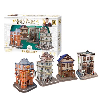 3D Puzzle- Harry Potter: Diagon Alley Set