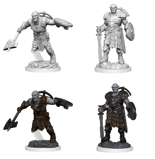 D&D Unpainted Minis: Wave 20: Earth Genasi Fighter