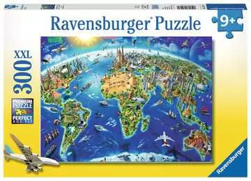 World Landmarks Map- 300pc puzzle