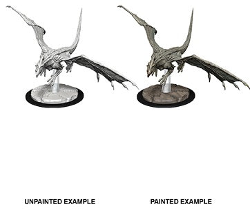 D&D Unpainted Minis WV11 Young White Dragon