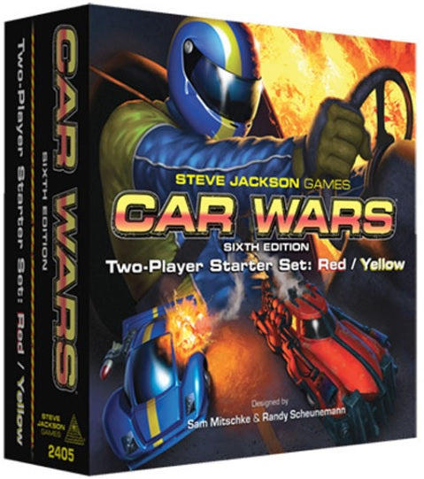 Car Wars (Sixth Edition) Two Player Starter Set: Red/Yellow