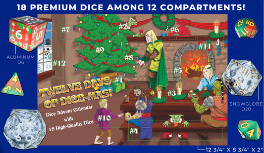 SD Twelve Days of Dice-mas Advent Calendar 2022
